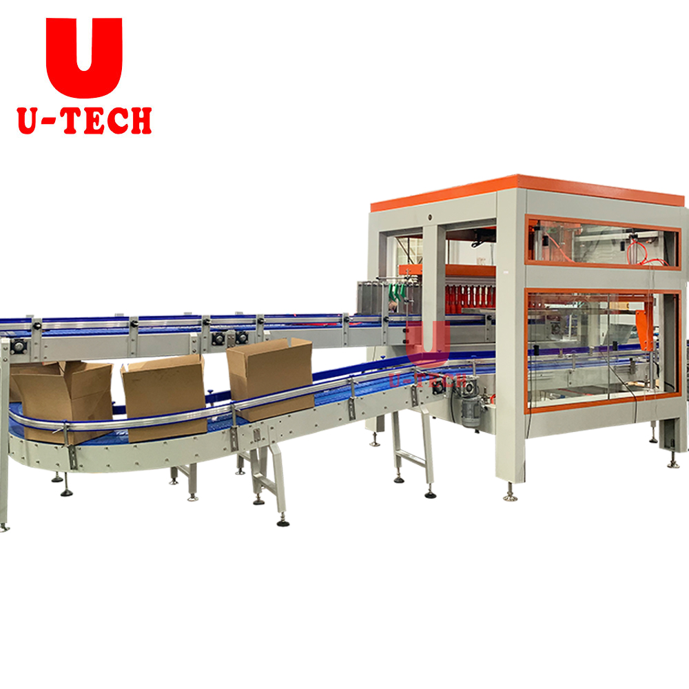 Automatic Top Load New Product Glass Plastic Bottle Case Packer Machine