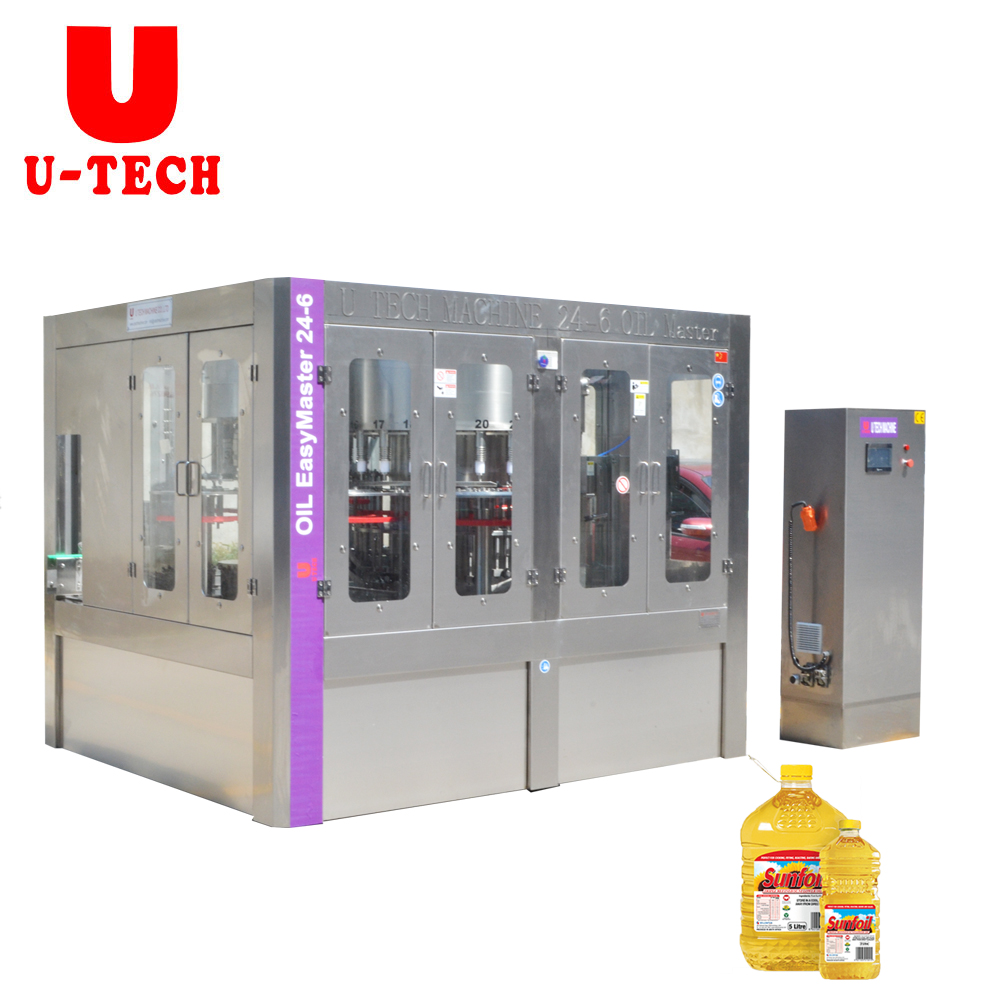 Complete Project Automatic Small PET Bottle Cooking Food Edible Sunflower Oil Filling Line Equipment Price