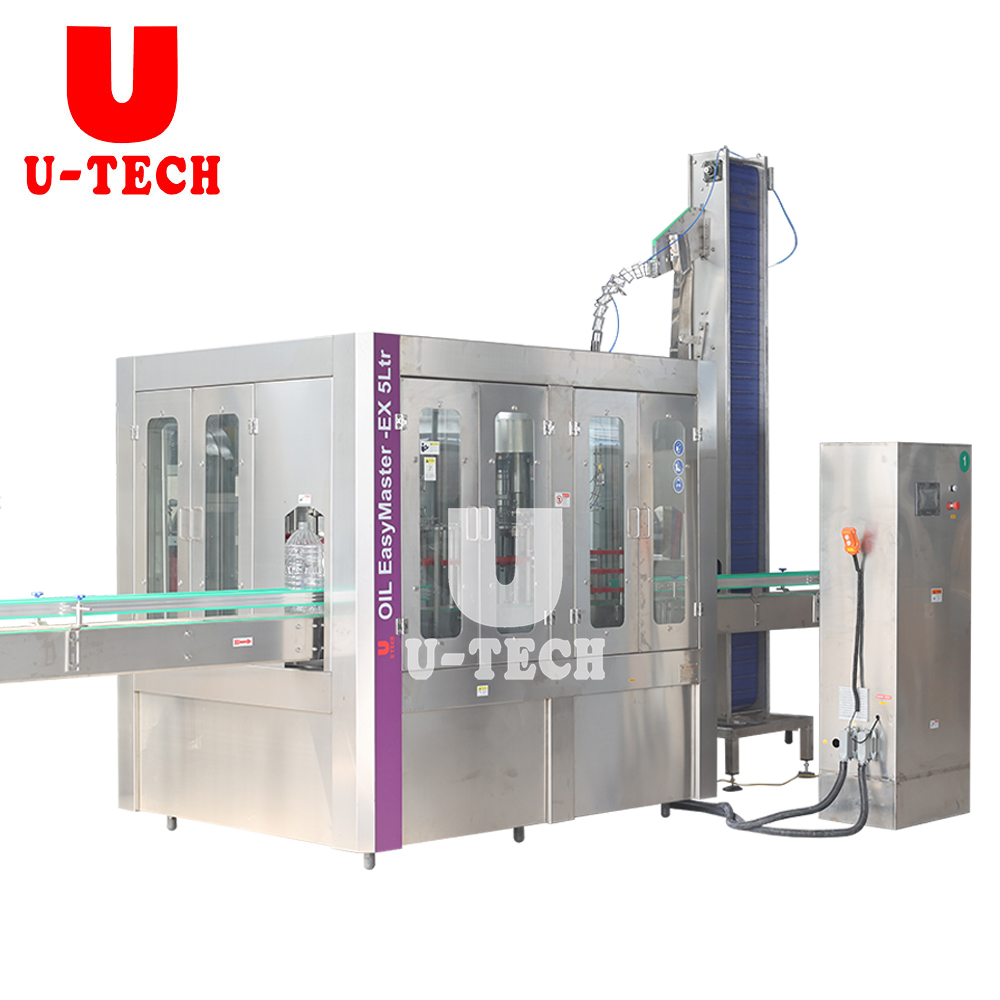 Automatic Sunflower Olive Vegetable Coconut Edible Cooking 5L PET Bottle Oil Filling Capping Machine Price Plant